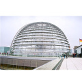 LF Steel Customizable Outside Structural Curtain Wall Glass Dome Roof